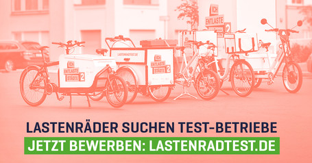 Banner Aktion Lastenradtest.de