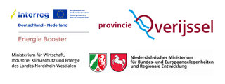 Das Bild zeigt das Logo eines Projekts, das im Rahmen des Interreg-VI-Programms Deutschland-Nederland gefördert wird.